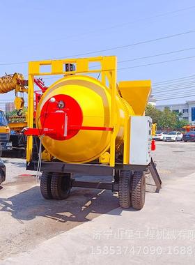 口GIB型各路种容量沥青拌出合机院公路铺炒料滚筒罐庭拖拽式搅拌