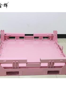 承四周基托盘仓储托重运板转货钢铁卡板高货架叉车钢93033铁托盘