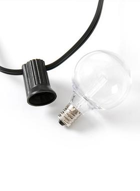 G40装透明串跨境直供户外饰灯串防美水婚庆露营灯5SFSV规灯rgb灯