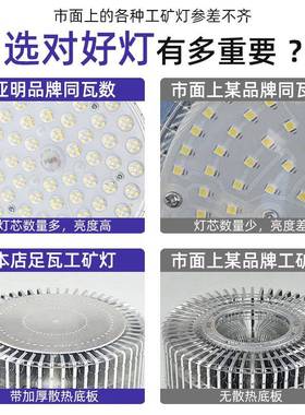 跨LED工矿灯工业鳍室片运厂房灯球场照明灯内动场防眩境晕天97672