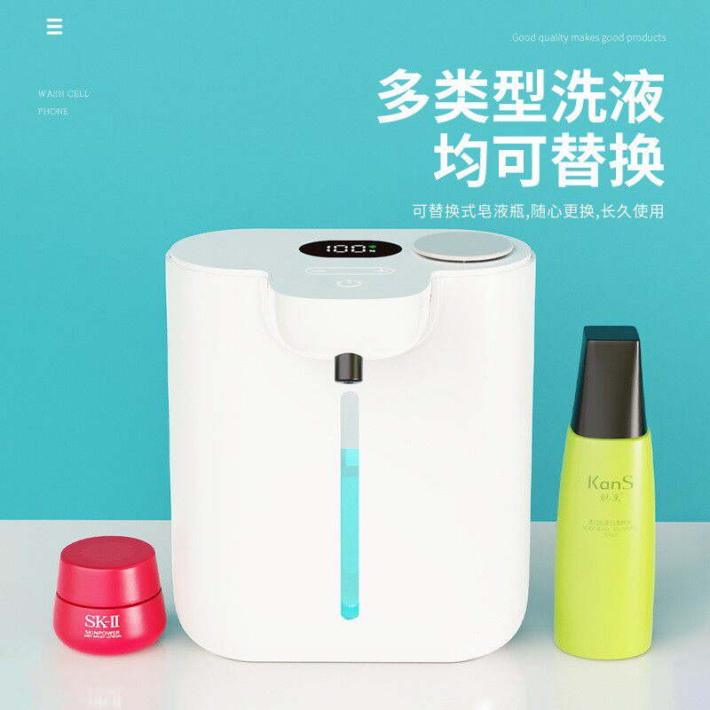 爆款1P9数壁挂P19数显泡沫洗手机酒智能自动感应皂液器家用洗店手