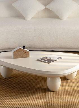 奶油风网芭现蕉23855叶客厅小红茶几2025新款家用轻奢代户型小简