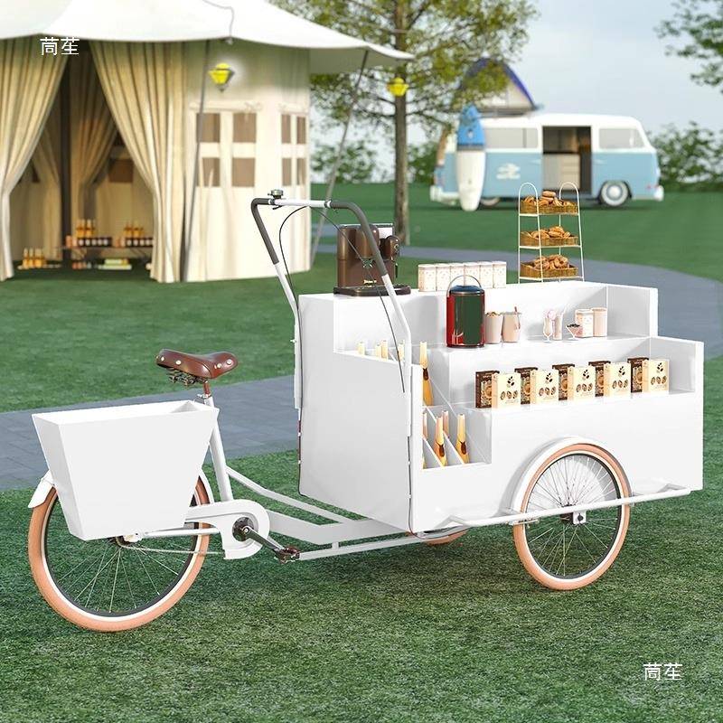 卖活动装饰布732置花车移动三轮车倒骑驴贩位摆摊车摊商场商用店