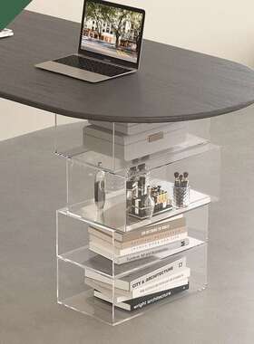 亚克合力透明悬桌脚多功能收纳WH-ZJ010盒餐桌岛台组支撑桌角腿储