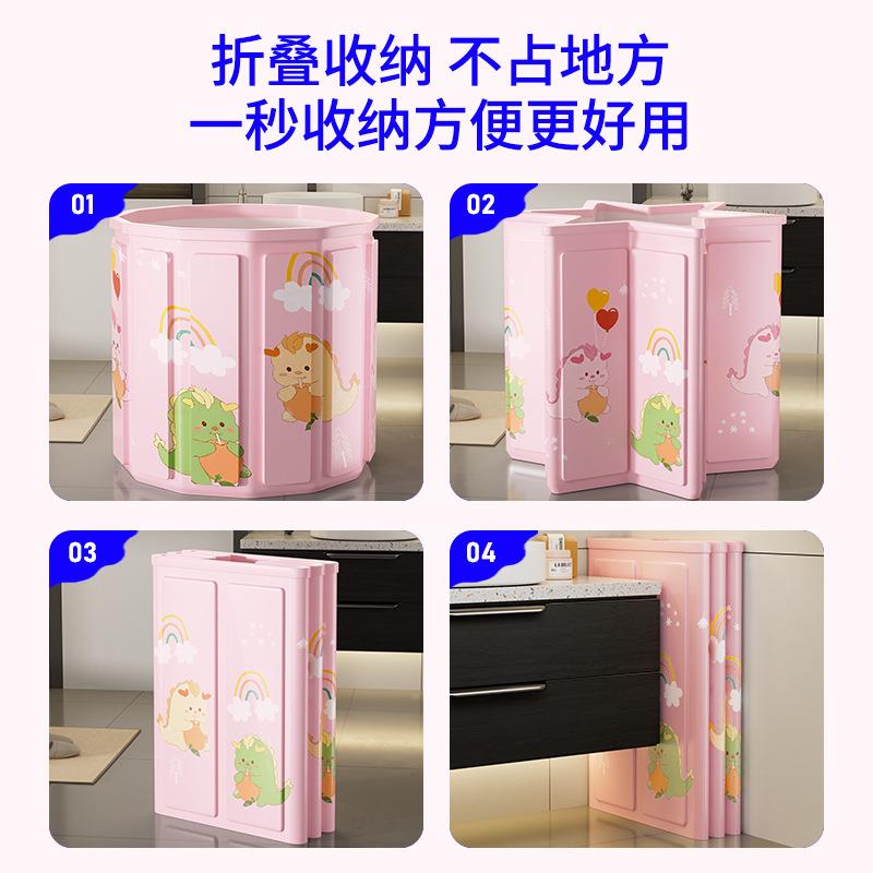 免装折叠浴泡浴泡泡龙浴澡桶成年人家用小安户型便携儿童洗澡沐加