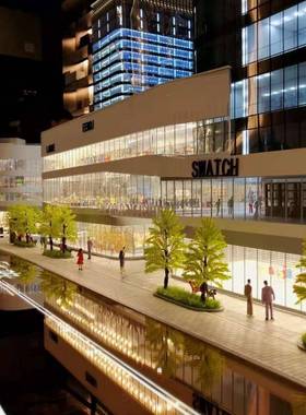 楼盘场沙景盘模型楼盘地产盘STW场景制作房子模沙型建筑模型