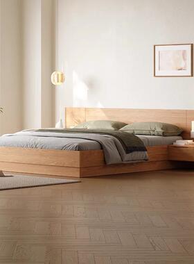 全木橡木床高代箱储物约床TOR1米5简现家实用箱体床主卧室1米8双