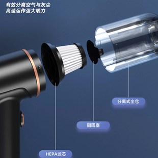 大功率吹吸一Q体便携式 无线车载吸尘器可充电手持式 迷你吸尘器