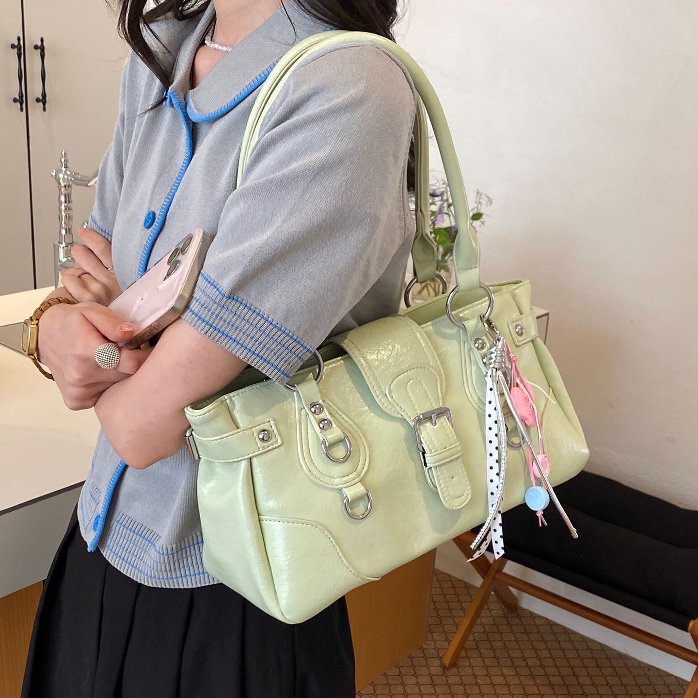 腋下手提包女通勤轻奢包百搭流行时尚单肩春季2026韩版通用款女包