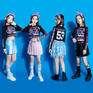 韩舞kpop舞蹈服啦啦队服装女团打歌服blackpink演出服gidle舞台装