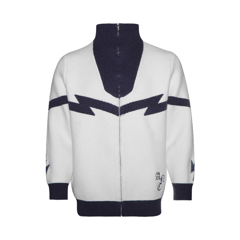 Amexnocap闪电牛毛衣轻奢高级美式时尚潮流秋冬男女同款