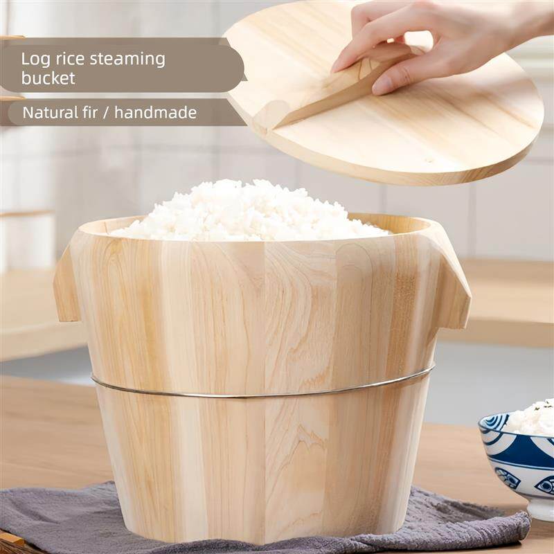 蒸饭木桶甑子手工家用神器大号纯手工商用木饭桶杉木制蒸米饭糯米