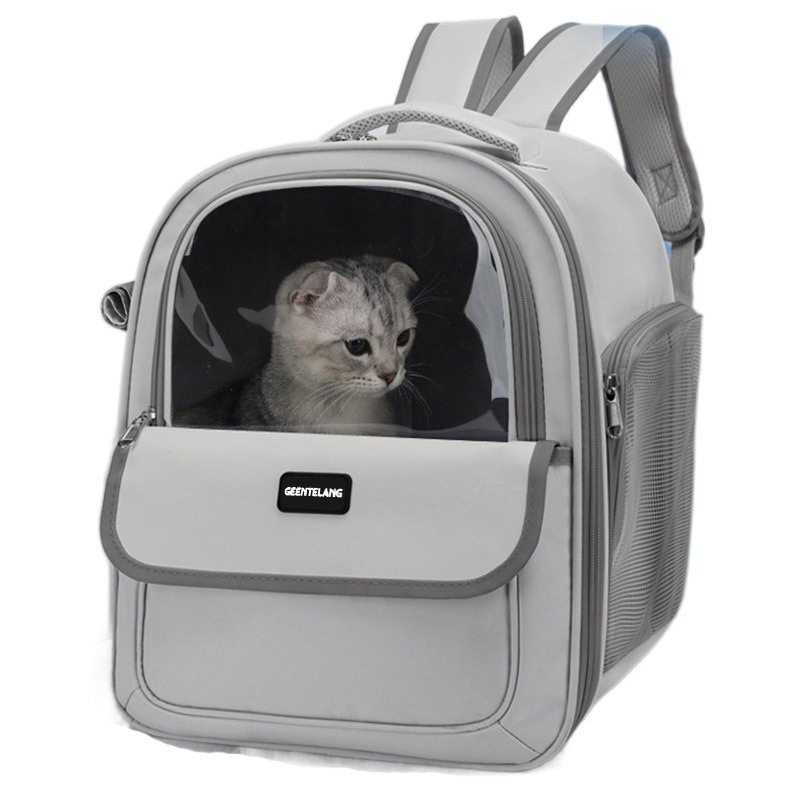 猫包外出宠物包带侧开双肩背包