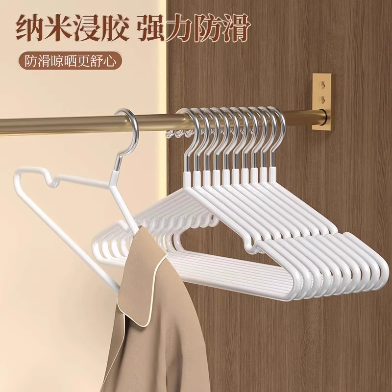 衣架家用挂衣无痕防滑晾衣架学生宿舍用防肩角晒衣撑凉大衣服架子