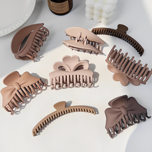 四层密齿！抓夹大号发量大发夹女后脑勺高级感2025新款盘发鲨鱼夹