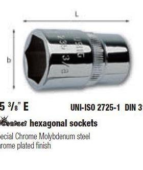 [含税]USAG乌沙克六角套筒2353/8E