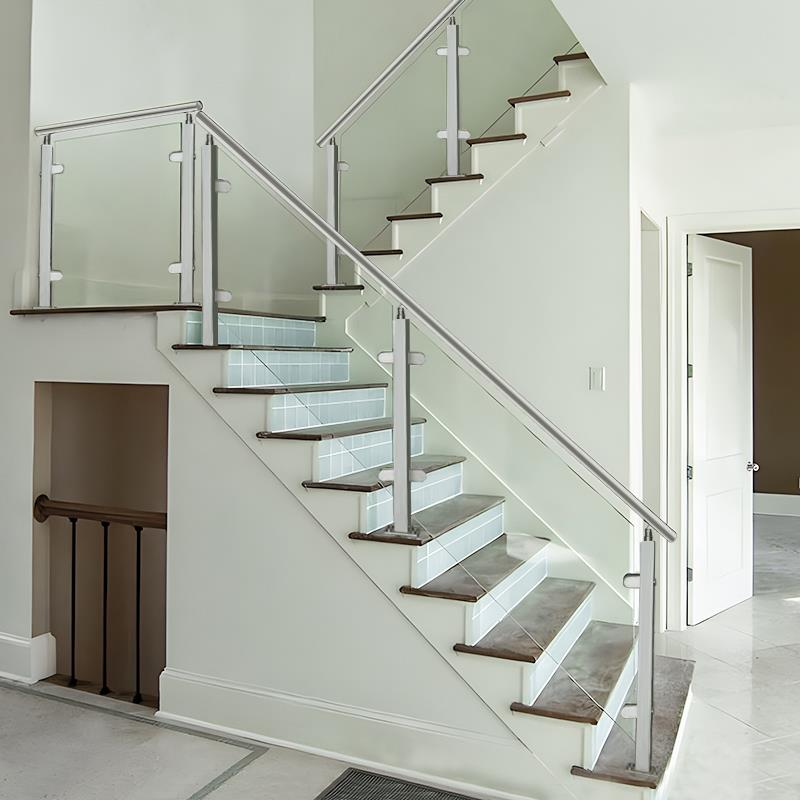 不锈钢楼梯扶手钢化玻璃护栏室内住宅农村自建房扶手别墅阳台栏杆