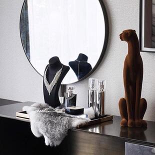 现代简约轻奢样板房衣帽间化妆台衣柜托 托盘套件套装装饰摆设道