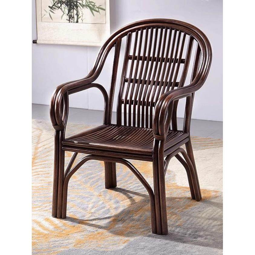 家用藤椅天然真藤靠背椅单人腾椅休闲椅藤条椅子圈椅藤编阳台桌椅,住宅家具,阳台椅,淘宝优惠券,粉丝福利购,淘宝优惠卷