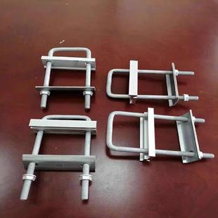 80组合压块光伏新型M水槽边压块托架楔形夹压块光伏配件中担边担