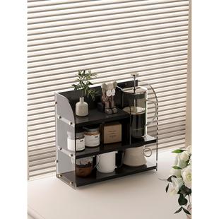 丙烯酸化妆品储物架香水储物架桌面水杯茶杯茶具组织者咖啡杯架