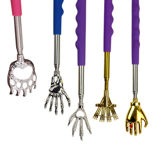 痒痒挠伸缩抓痒扒神器抓背器耙子瘙痒金属便携式家用不求人老头乐