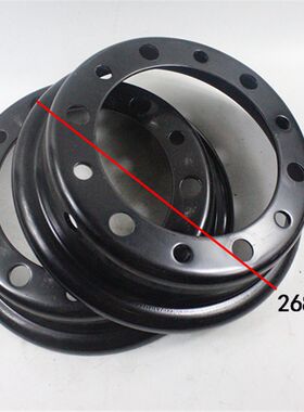叉车后轮毂钢圈钢锅轮辋6.00-9适用杭叉R20 R25 20N 2-2.5吨