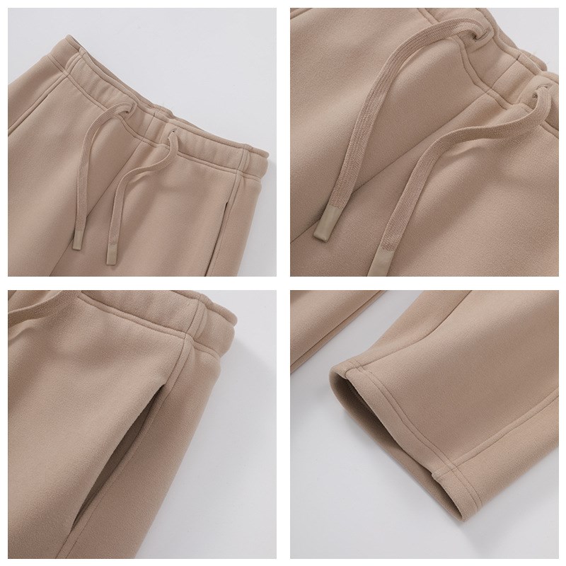 卫裤女秋冬新款加厚细旦毛呢绒简约保暖蓄热雨雪搭档休闲香蕉裤