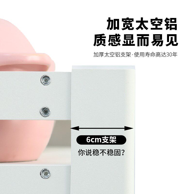 蒸烤箱置物架落地多层厨房大型嵌入式洗碗机消毒柜一体收纳架白色