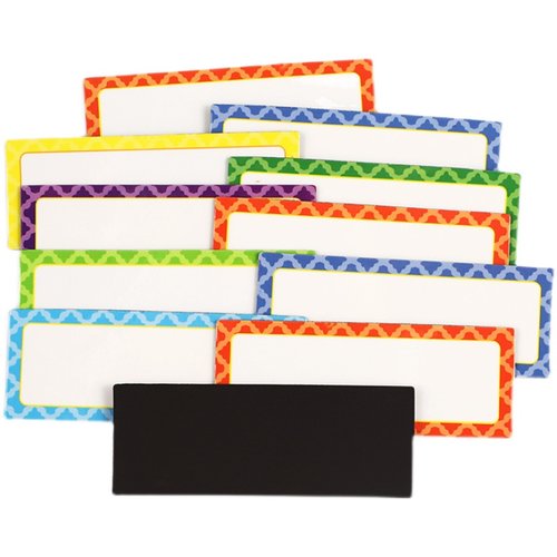 磁性可擦标签贴纸姓名贴档案储物中药铁皮柜子仓库货架标识牌定制