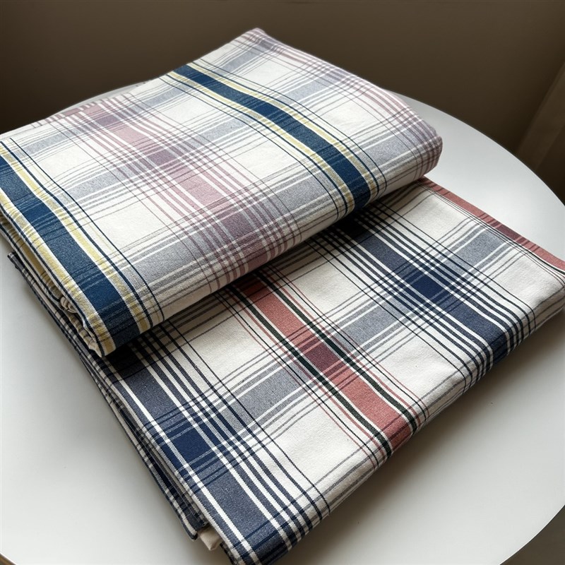 新款简约风一级棉纱纯棉加厚老粗布床上用品床单双人床品耐用