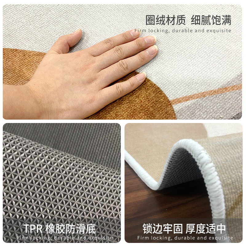 新中式入户门地垫门垫大门口入户脚垫中式风古典家用进门耐脏地毯