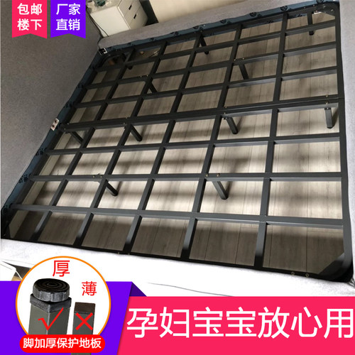 全铁架折叠床架子排骨架加厚龙骨架1.5床架1.8米床板支撑架可定制