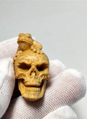 竹根雕百态手把件文房案头雅玩挂件吊坠配饰三通配件实心竹