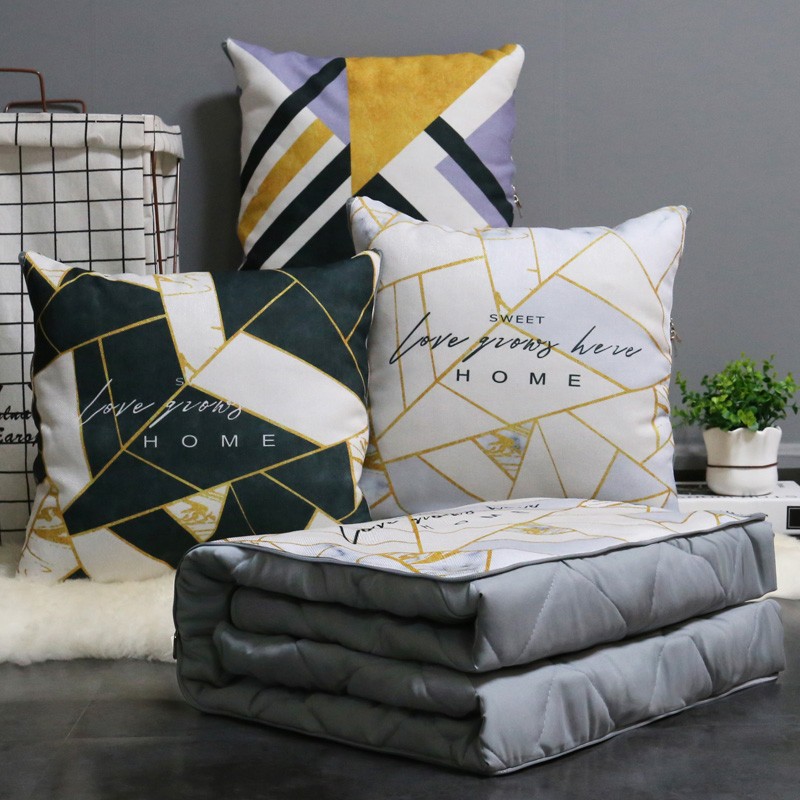 多功能车载抱枕被子两用车用汽车四季通用二合一靠枕午睡毯办公室