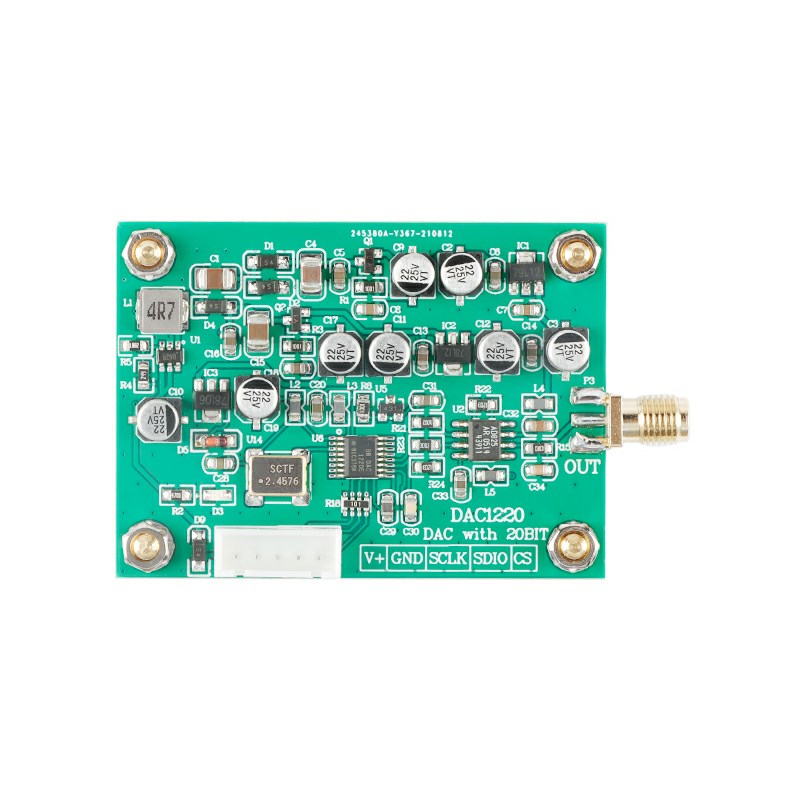 DAC1220数模转换 数据采集模块 20位DAC16位 可调正负10V电压基准