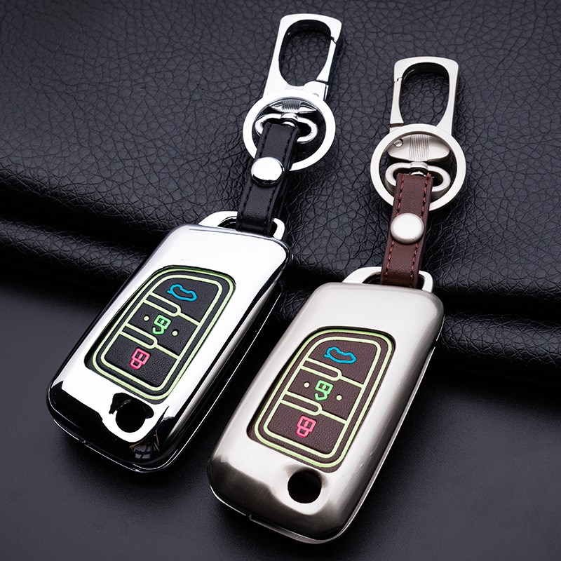 适用东风风神AX7钥匙包ax3/AX4/AX5/A30汽车用锌合金钥匙扣套男女