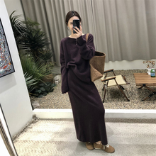 2025秋冬季新款女装时尚洋气时髦套装法式慵懒针织衫高腰半身裙子