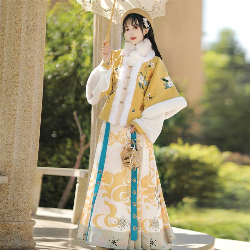 仔拾柒_锦瑟流年明制汉服女冬季