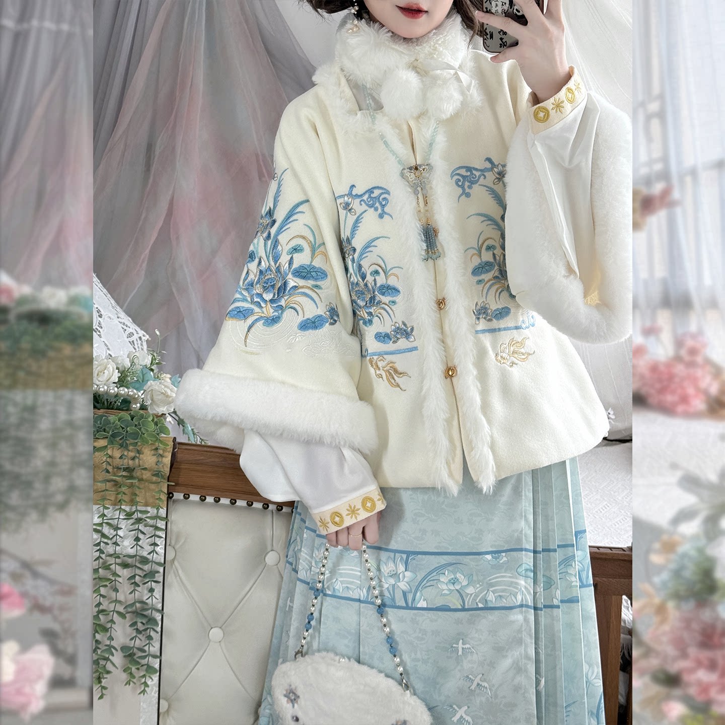 迎冬|明制汉服女秋冬季日常古装