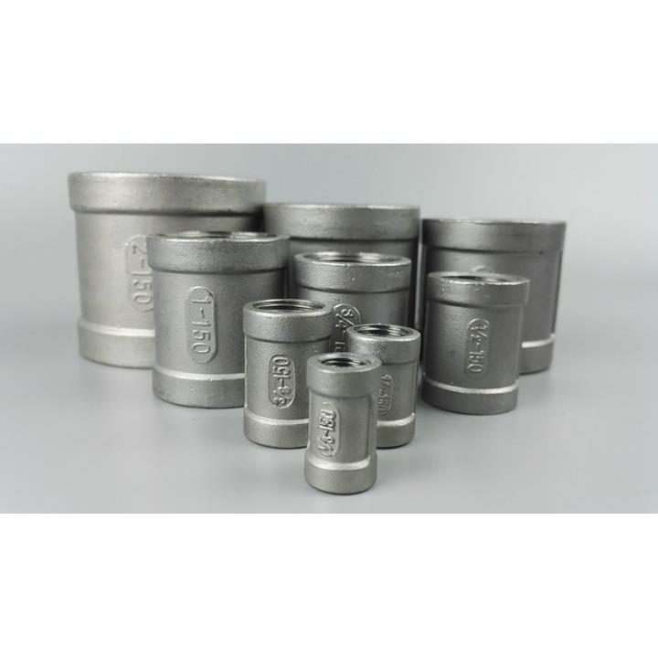 不锈钢内丝直接管箍304四分直通水管外接头双头内牙螺纹束节古6分