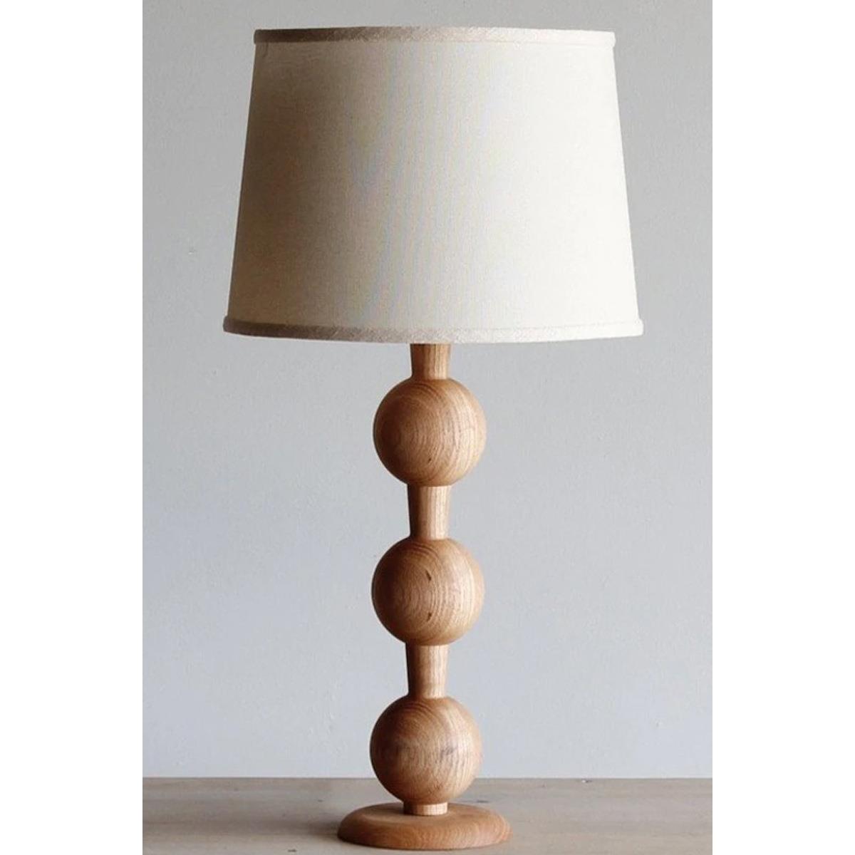 美式复古木质葫芦台灯别墅民宿酒店样板房服装店设计师卧室书房