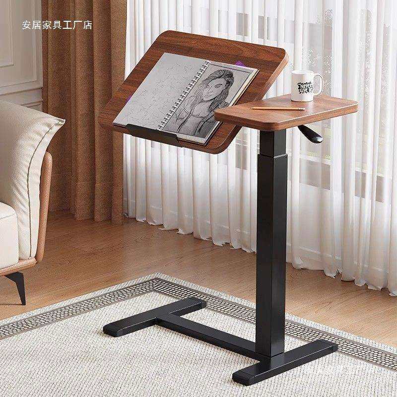 可移动床边桌升降电脑桌卧室家用学生学习书桌实木折叠办公小桌子,电子元器件市场,其它元器件,淘宝优惠券,粉丝福利购,淘宝优惠卷