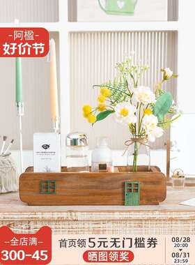 A10L阿楹梳妆台护肤品文具客厅分格收纳盒书桌整理茶几餐边柜摆