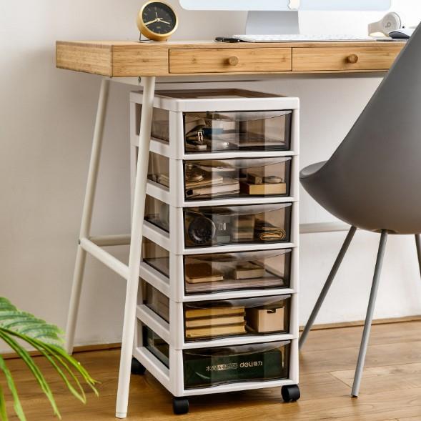 桌下收纳柜资料柜抽屉式A4文件柜收纳柜沙发边柜迷你冰箱缝隙柜