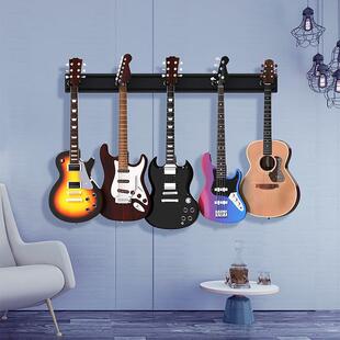 电吉他支架多组吉他排架5把壁挂架多头吉他架吉他墙壁拼接展示架
