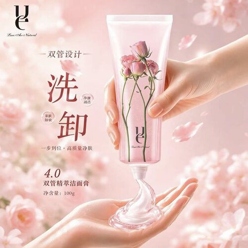 ue佑依双管清卸二合一洁面膏
