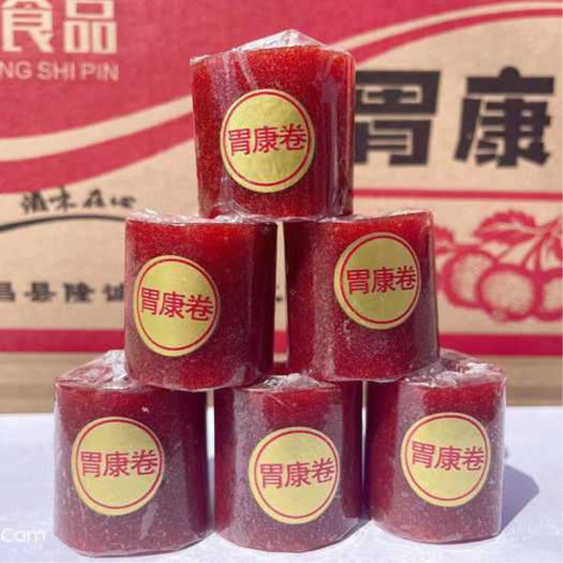 山楂卷开胃卷京卷山楂糕果丹皮胃康卷休闲山楂条网红零食散装