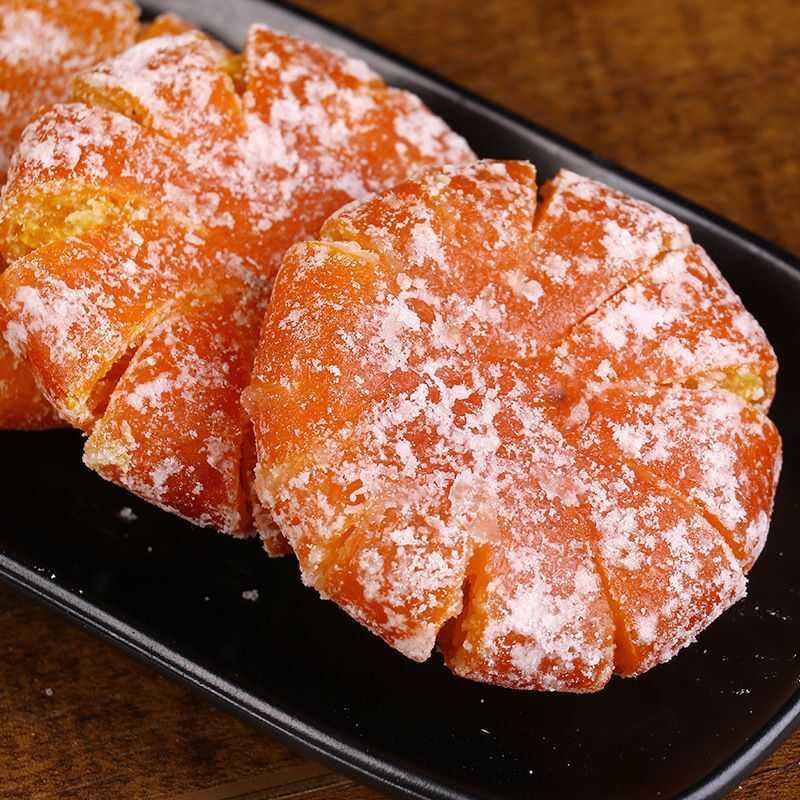 正宗四川红桔饼橘红蜜饯糖桔老式金桔干四川特产红橘饼休闲小零食