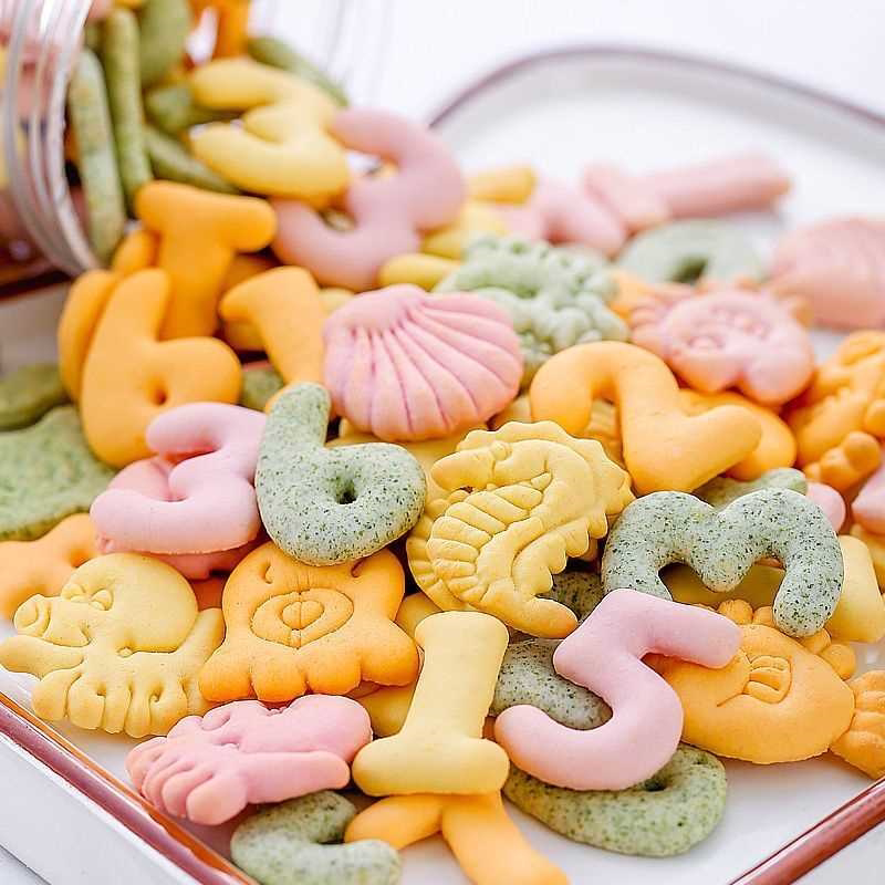 动物数字蔬菜高钙儿童饼干健康营养零食1一2岁宝宝无添加糖精罐装